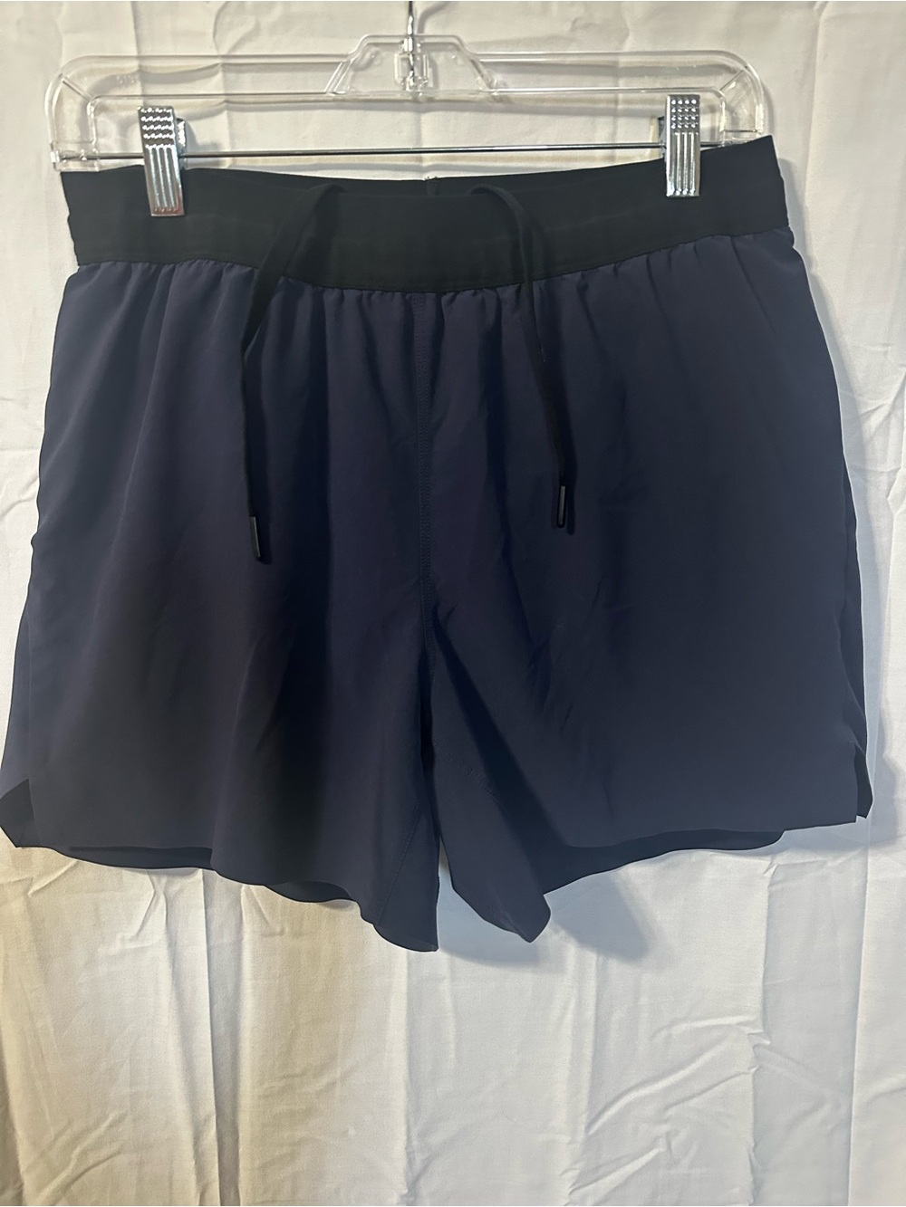 all in motion Navy Shorts with Black Waistband and Drawcord